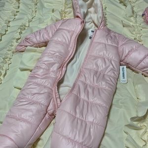 NWT Infant girl old navy 6-12month snow suit